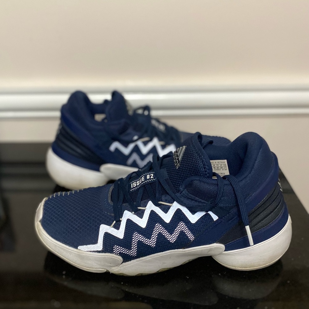 Adidas D.O.N Issue # 2 Blue Basketball Sneakers